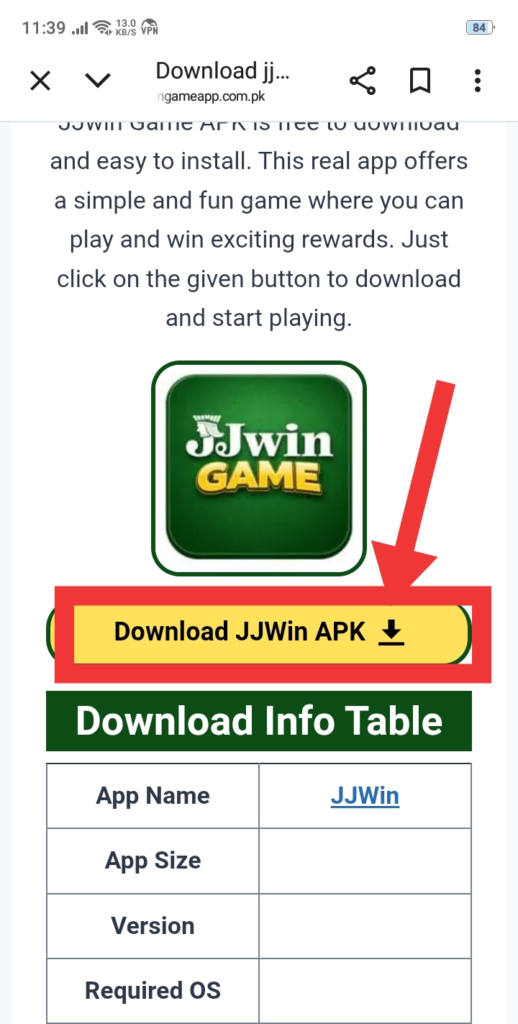jjwin game